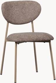 Stapelbare gestoffeerde eetstoelen Valor, 2 stuks