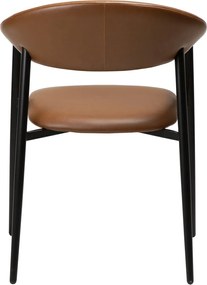 Dan-Form Rover Design Eetkamerstoel Bruin Kunstleer