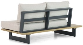 Hoek loungeset 5 personen Aluminium Grijs  Lifestyle Garden Furniture Azzurro