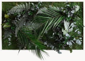 Handgemaakt jungle design wanddecoratie Tropic, ingelijst