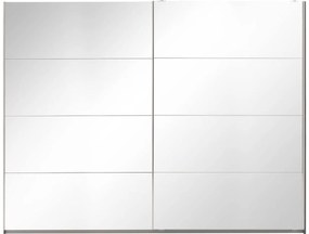 Goossens Basic Kledingkast Miami, 271 cm breed, 210 cm hoog, 2x spiegel schuifdeuren