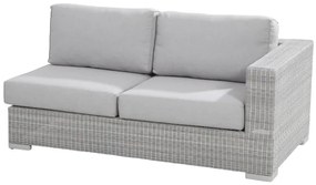 4 Seasons Outdoor | Lucca 2 seater left arm      antraciet weerbestendig