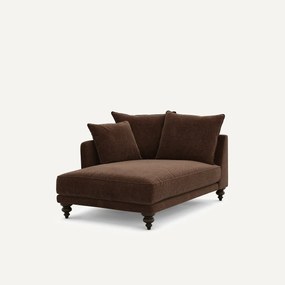 Chenille fluwelen longchair, Lazare