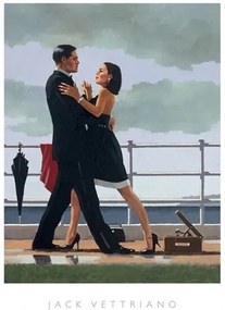 Jack Vettriano - Anniversary Waltz Kunstdruk, Jack Vettriano, (50 x 70 cm)