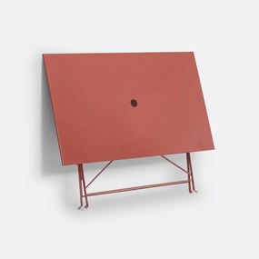 Rechthoekige plooibare tafel, metaal, Ozevan