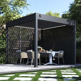 Garden Impressions Pergola zijwand paneel 95x235 cm - antraciet