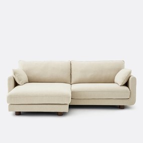 Omkeerbare hoekbank, gemêleerd polyester, EMILIO