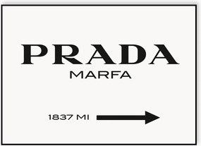 Ingelijste poster Prada