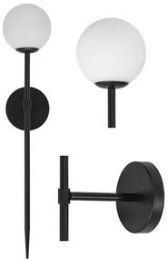 Wandlamp zwart modern 52cm APP577-1W
