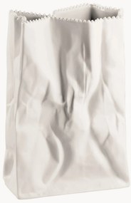 Porseleinen vaas Paper Bag, H 19 cm