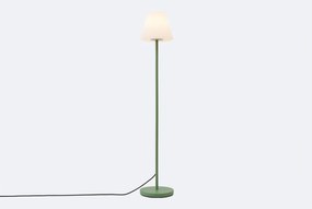 Buiten Vloerlamp Groen Met Witte Kap IP - Virginia Kunststof /Staal Groen