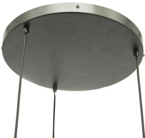 By-Boo Pivot Round Trapse Hanglamp Rookglas