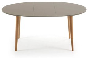 Kave Home Oqui Uitschuifbare Eettafel Bruin 120 Cm