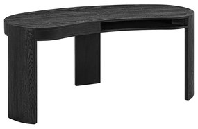Richmond Interiors Navarino Organisch Bureau Zwart Out - 165 X 65cm.