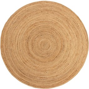 Vloerkleed Jute Jutta Rond Grijs