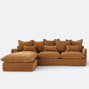 Hoekbankhoes van gemêleerd polyester, Odna