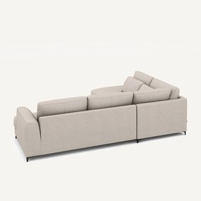 Omvormbare hoekbank links in viscose linnen, MARSILE