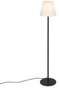 Moderne buiten vloerlamp zwart - Virginia Modern E27 IP44 Buitenverlichting ovaal