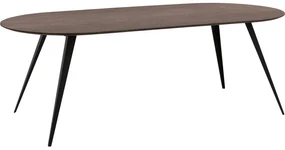 Goossens Excellent Eettafel Floyd, Semi rond 220 x 100 cm