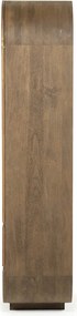 Grote Kast Hout Met Ronde Hoeken - 110x40x180cm.