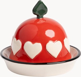 Handbeschilderde botervloot Hearts