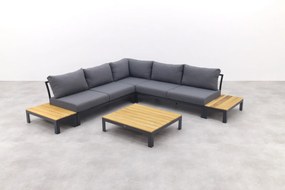 Avalounge loungeset - Aluminium/teakhout - 2-delig