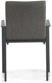 Tuinset 4 personen 180 cm Aluminium/textileen Grijs Lifestyle Garden Furniture Rome/Cesar