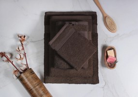 Handdoek Hotel Collectie – 3 stuks – 50×100 – chocoladebruin