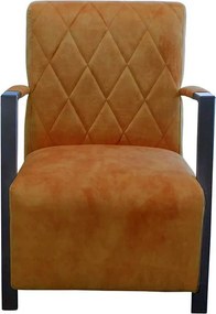 Fauteuil - Isabella - velours Adore cognac 28