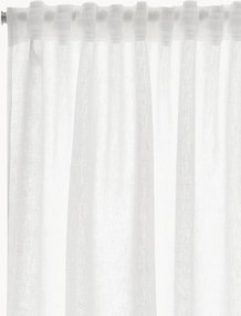 Linnen lichtdoorlatende multibandgordijnen Alexandra, 2-delig, B 135 cm