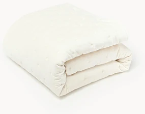 Fluwelen gewatteerde bedsprei Cheryl