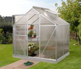Vitavia Triton serre - 2,6m² - met 4 mm polycarbonaat - Aluminium