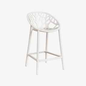 Ores Hoge Tuinstoel Van Polypropyleen Gardenia Wit & ↑65 Cm - Sklum