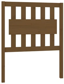 vidaXL Hoofdbord 80,5x4x100 cm massief grenenhout honingbruin