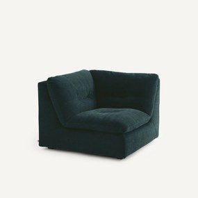 Modulaire 90° hoek in chenille fluweel, GIULIANO