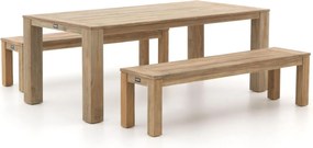 Picknickset ROUGH | 6 personen | Tuinset teakhout | 3-delig | Kees Smit Tuinmeubelen