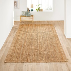 XL rechthoekig vloerkleed in jute, Aftas