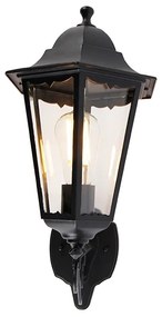 Klassieke buiten wandlamp zwart IP44 - Havana Up