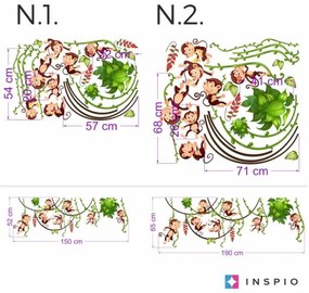 INSPIO Muurstickers - In de jungle