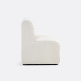 Modulaire tafelzetel, 1-zits, in fijne chenille, ANETA