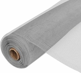 vidaXL Gaas 100x500 cm aluminium zilverkleurig