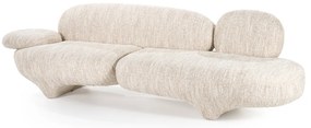 Eleonora Jayden Design Bank Organische Vorm Beige