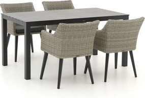 Diningset Manifesto | 4 personen | Tuinset aluminium | 5-delig | Kees Smit Tuinmeubelen