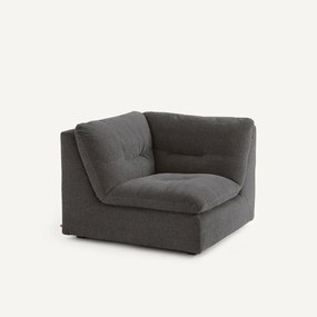 Modulaire 90° hoek in chenille fluweel, GIULIANO