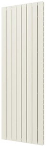 Plieger Cavallino Retto designradiator verticaal dubbel middenaansluiting 1800x602mm 1549W wit structuur