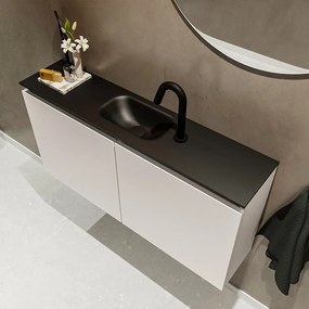 Mondiaz Ture 100cm toiletmeubel linen met wastafel urban midden 1 kraangat