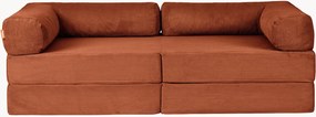 Modulaire fluwelen bank Family Funzy (2-zits)