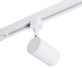 Modern railsysteem met 14 Spot / Opbouwspot / Plafondspots wit 1-fase - Iconic Jeana Modern GU10 Binnenverlichting Lamp