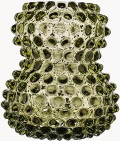 Mondgeblazen vaas Hobnail Birdie, H 13 cm
