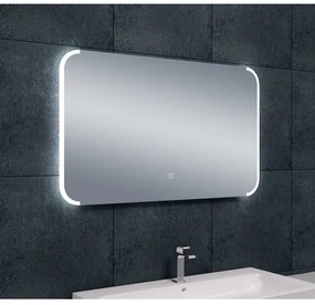Wiesbaden Bracket spiegel rechthoek met LED, dimbaar en spiegelverwarming 100 x 60 cm 38.3781